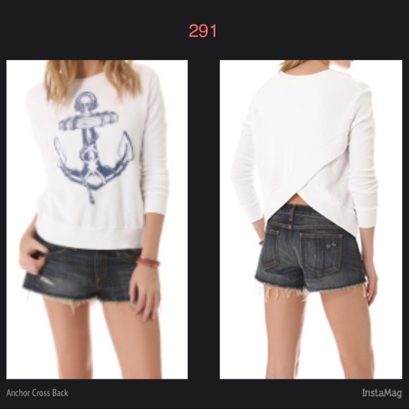 291 Anchor Cross Back Terry Pullover - Picture 1 of 9